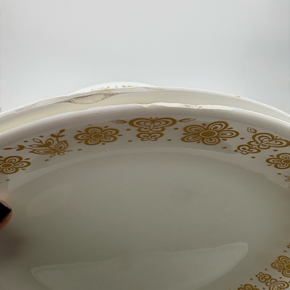 Vintage Corelle Butterfly Gold Dinner Plates Set of 6 - Picture 4 of 4